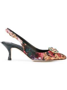 Dolce & Gabbana туфли-лодочки с цветочным дизайном