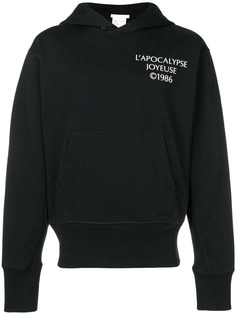 Helmut Lang толстовка с логотипом и капюшоном