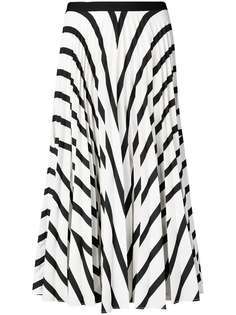 Vanessa Bruno плиссированная юбка в полоску