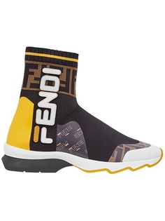 Fendi эластичные кроссовки FendiMania