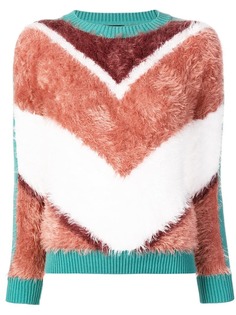 Elisabetta Franchi джемпер с узором шеврон