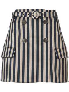 Jonathan Simkhai двубортная юбка с полосками
