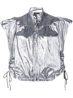 Coup De Coeur драпированная куртка с металлическим отблеском