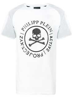 Philipp Plein футболка с принтом черепа
