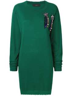 Lédition платье-свитер с пайетками