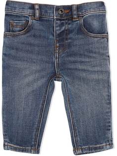 Burberry Kids свободные эластичные джинсы
