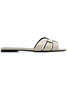 Saint Laurent сандалии Nu Pieds на плоской подошве