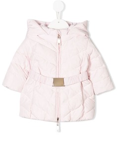 Monnalisa куртка с помпонами