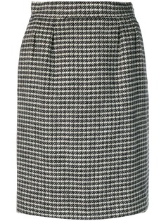 Yves Saint Laurent Vintage юбка в ломаную клетку