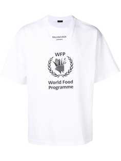 Balenciaga футболка с принтом World Food Programme