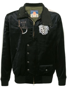 Black Means куртка-бомбер с вышивкой