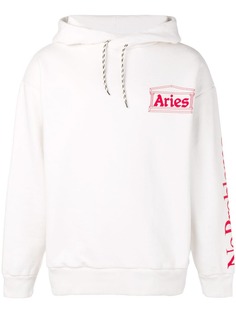 Aries толстовка с капюшоном и логотипом