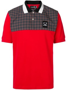 Raf Simons X Fred Perry футболка-поло в стиле оверсайз