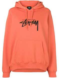 Stussy толстовка с капюшоном и принтом логотипа