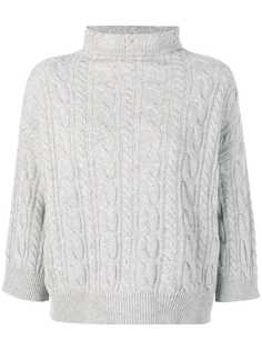 Max Mara джемпер вязки с косичками