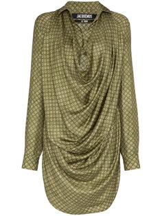 Jacquemus платье-рубашка с воротником-хомутом