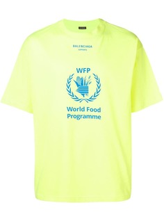 Balenciaga футболка с логотипом World Food Programme