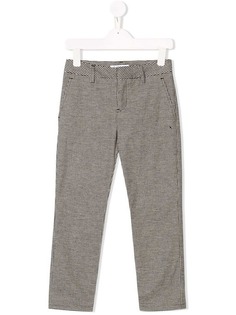 Dondup Kids прямые брюки в клетку