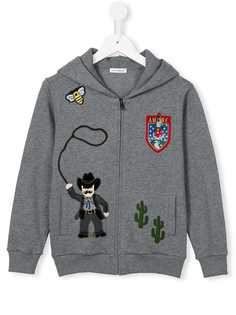 Dolce & Gabbana Kids толстовка на молнии с капюшоном
