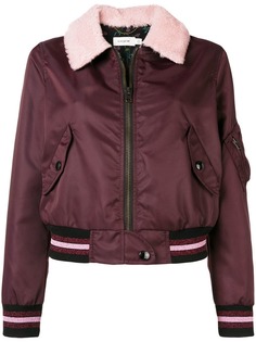 Coach front zipped bomber jacket