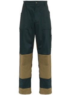 GmbH прямые брюки с контрастными вставками Viktor