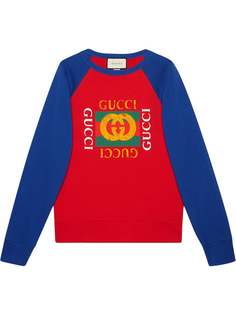 Gucci толстовка джерси с логотипом Gucci