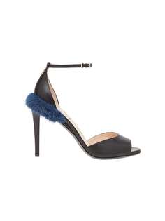 Fendi fur detail sandals