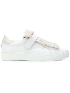 Moncler embellished strap sneakers