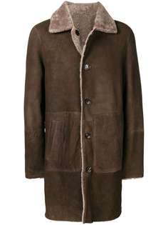 Desa 1972 дубленка с подкалкой из овечьего меха