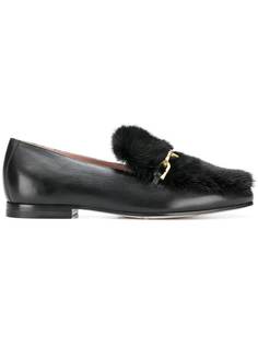 Max Mara logo plaque loafers