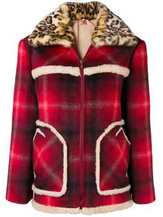 Nº21 куртка с воротником из эко-меха