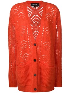 Rochas длинный кардиган с узором