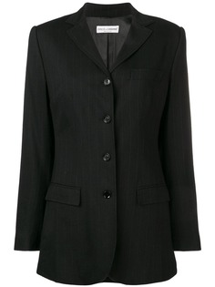 Dolce & Gabbana Vintage блейзер в тонкую полоску 2000-х годов