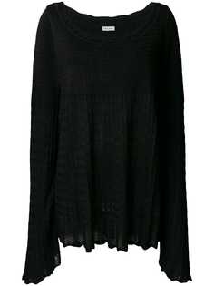 Alaïa Vintage трикотажная блузка ампирного силуэта 1990-х годов