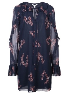 Derek Lam 10 Crosby платье с цветочным принтом и плиссированными оборками