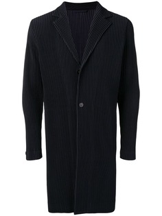 Pleats Please By Issey Miyake ребристый удлиненный пиджак