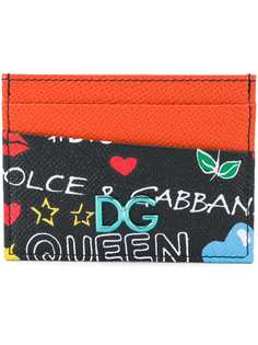 Dolce & Gabbana визитница с принтом
