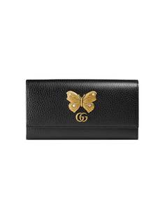 Gucci кошелек с бабочкой