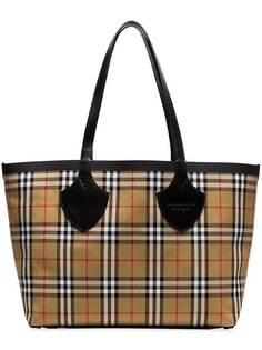 Burberry сумка-тоут The Medium Giant в винтажную клетку