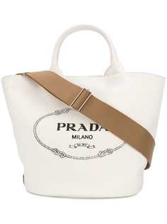 Prada сумка-тоут с логотипом