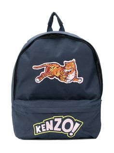 Kenzo Kids рюкзак с нашивкой Tiger