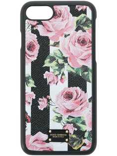 Dolce & Gabbana чехол для iPhone 7 с принтом роз