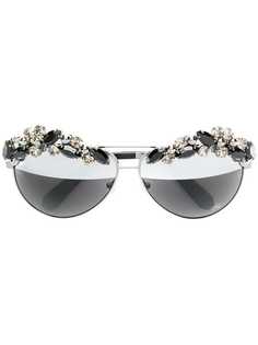 Philipp Plein солнцезащитные очки с отделкой кристаллами