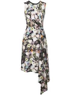 Adam Lippes платье миди с цветочным принтом