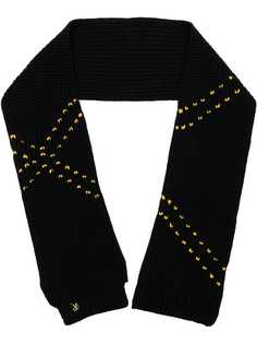 Raf Simons шарф с контрастными полосками