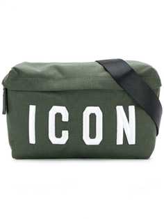 Dsquared2 сумка на пояс с вышивкой ICON