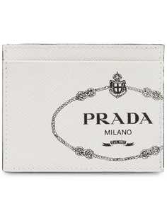 Prada визитница из кожи Saffiano