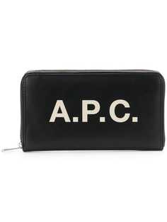 A.P.C. кошелек с логотипом