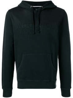 Woolrich толстовка с капюшоном и логотипом