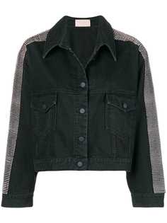 Christopher Kane джинсовая куртка с отделкой кристаллами